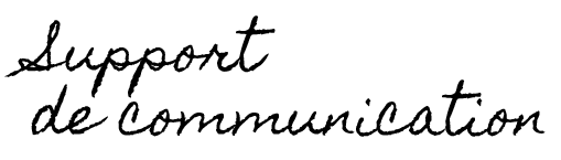 Phrase "Support de communication"