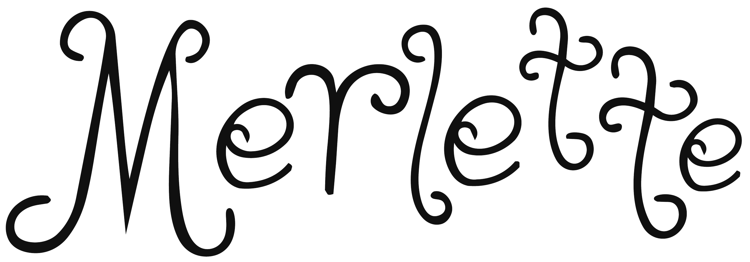 Logo Merlette noir