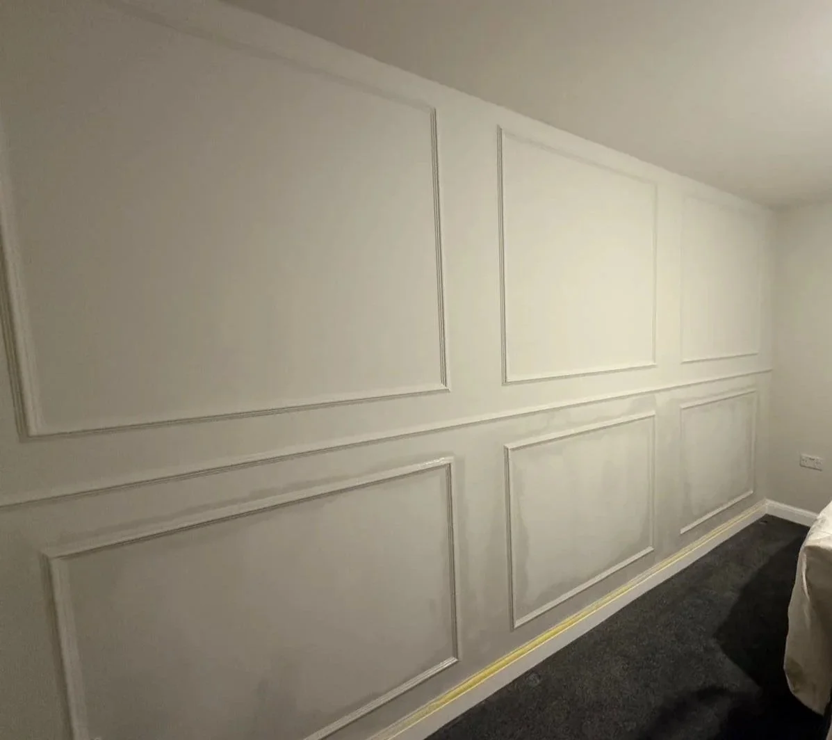 Wall panelling installation completed in Exeter