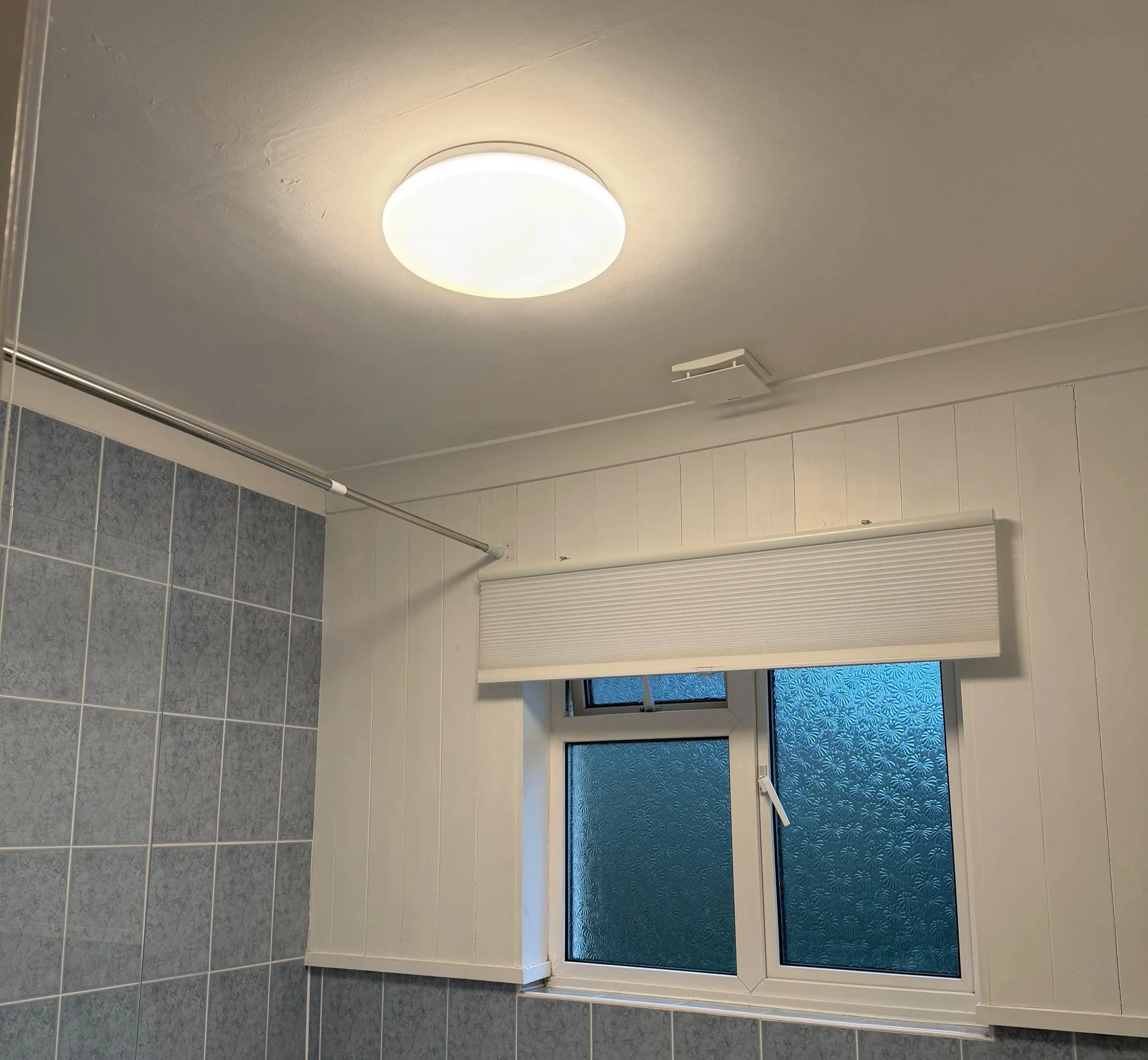 Light fitting change and extractor fan replacement in Exmouth