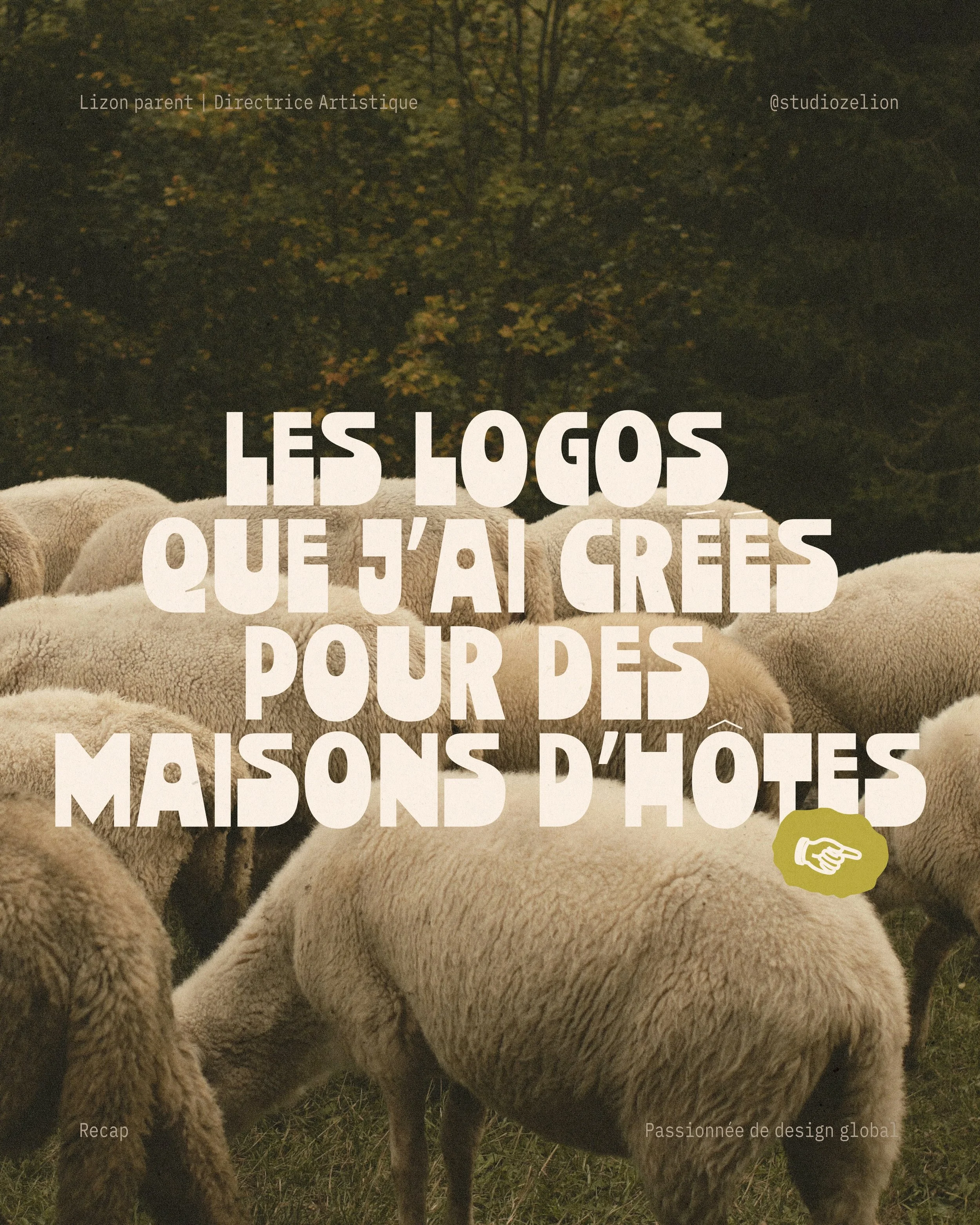 Des logos imagin&eacute;s pour des maisons d&rsquo;h&ocirc;tes pleines de charme.

Chaque cr&eacute;ation a son propre univers, pens&eacute; pour refl&eacute;ter l&rsquo;&acirc;me et l&rsquo;identit&eacute; de chaque lieu. 🤍

Alors, dites-moi en com
