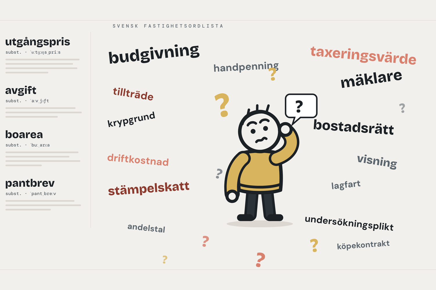 Swedish property terms: a glossary
