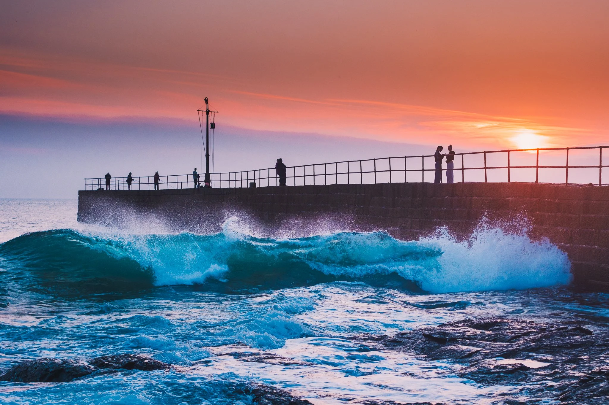 People Pier Porthleven