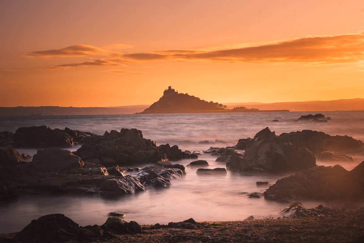 Sunset at St Michael's Mount