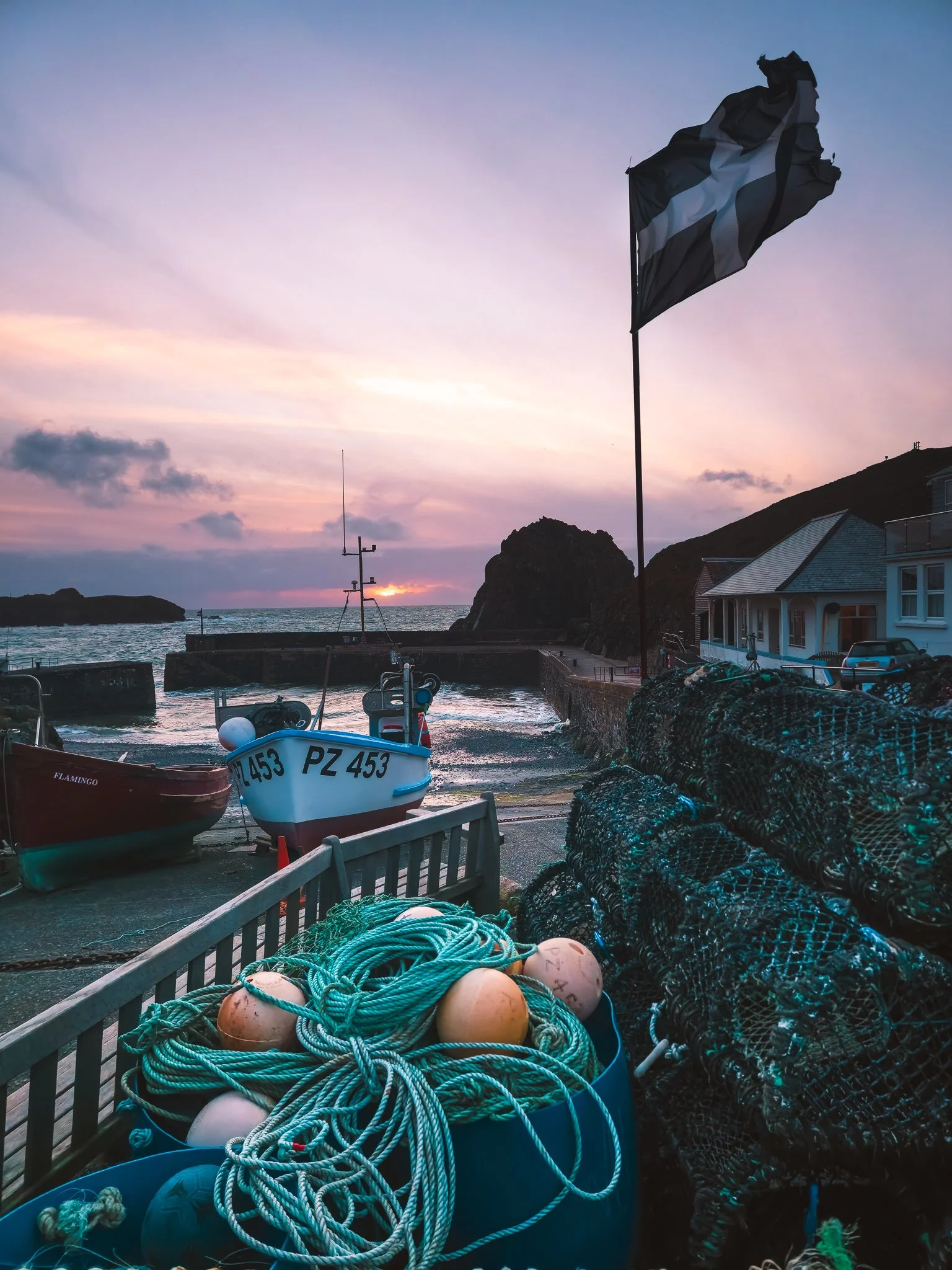 Cornish Sunset Mullion Cove
