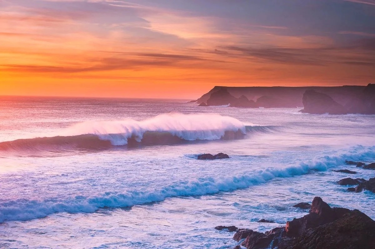 Kynace Cove Golden Sunset