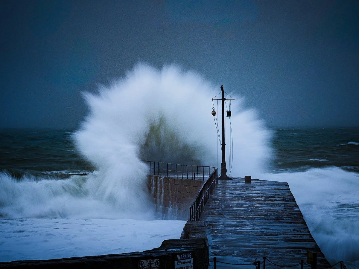 Fur Collar Wave Porthleven