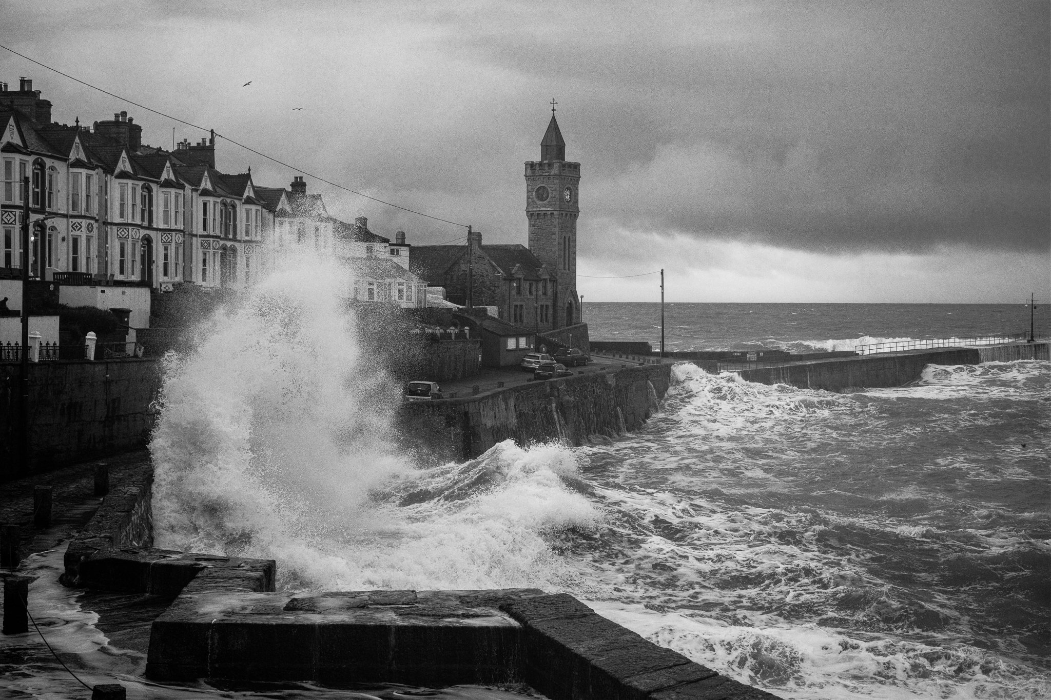 Stormy Harbour Porthleven