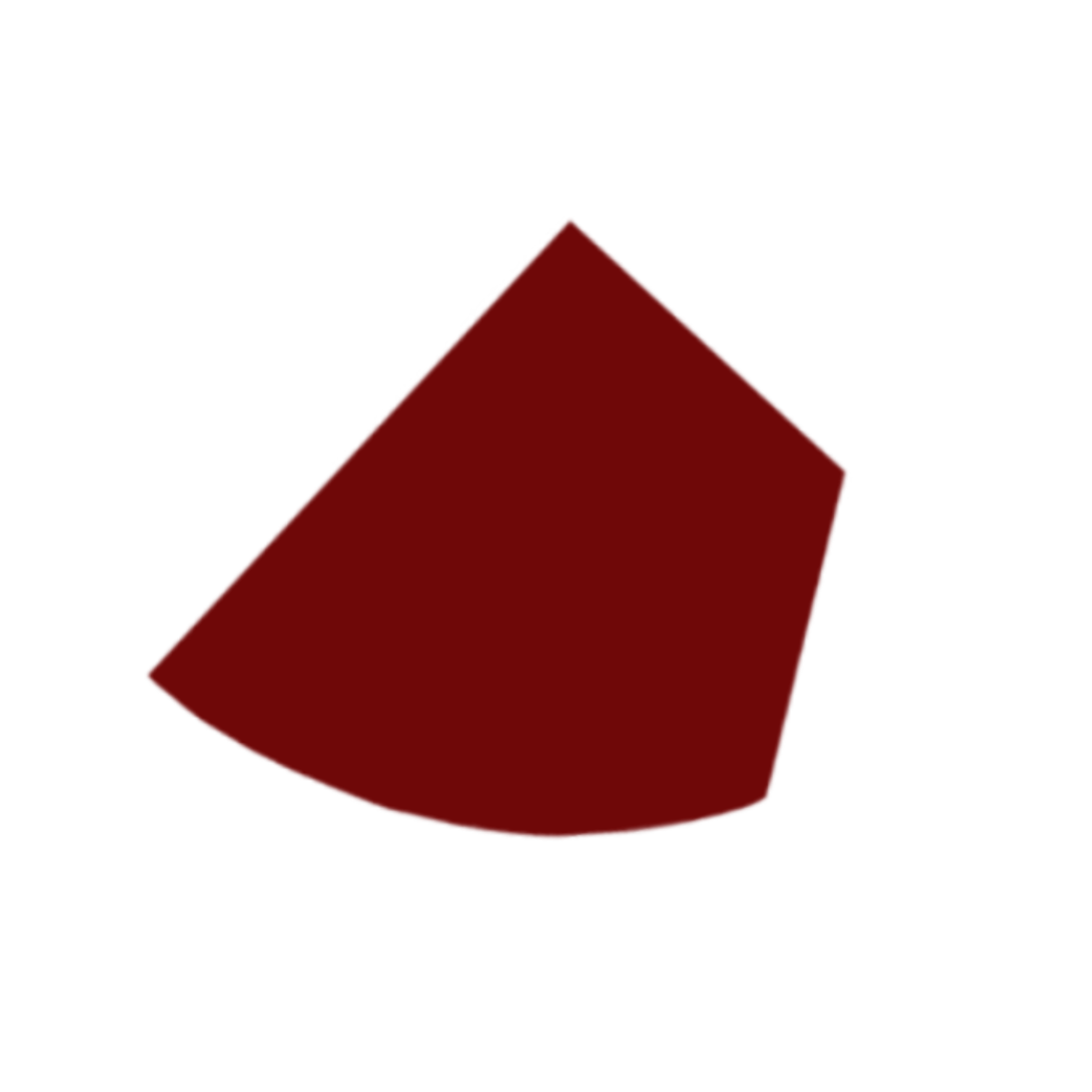 Een driedimensionale roodbruine kubus met één diagonale zijde zichtbaar.