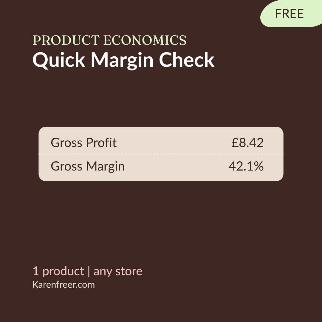 Product Economics Quick Check - Free