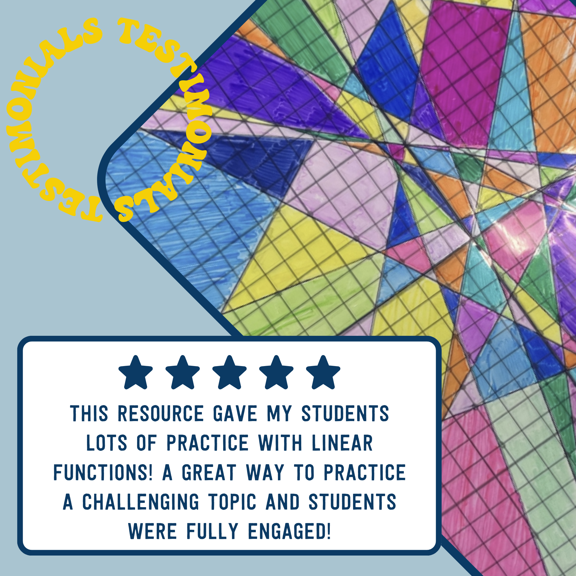 Creative Graphing Projects for Algebra 1 and Geometry
