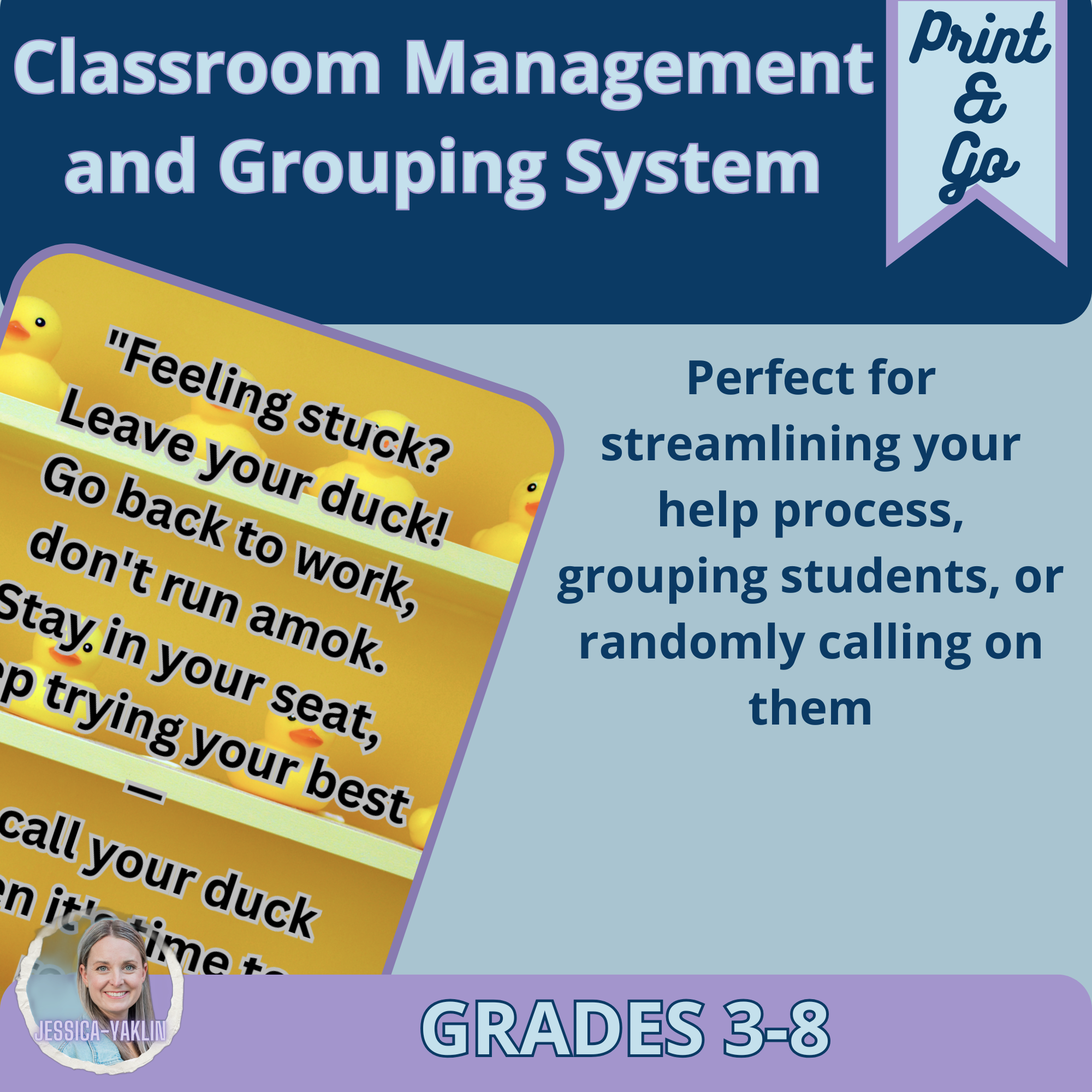 Duck-Themed Classroom Management System