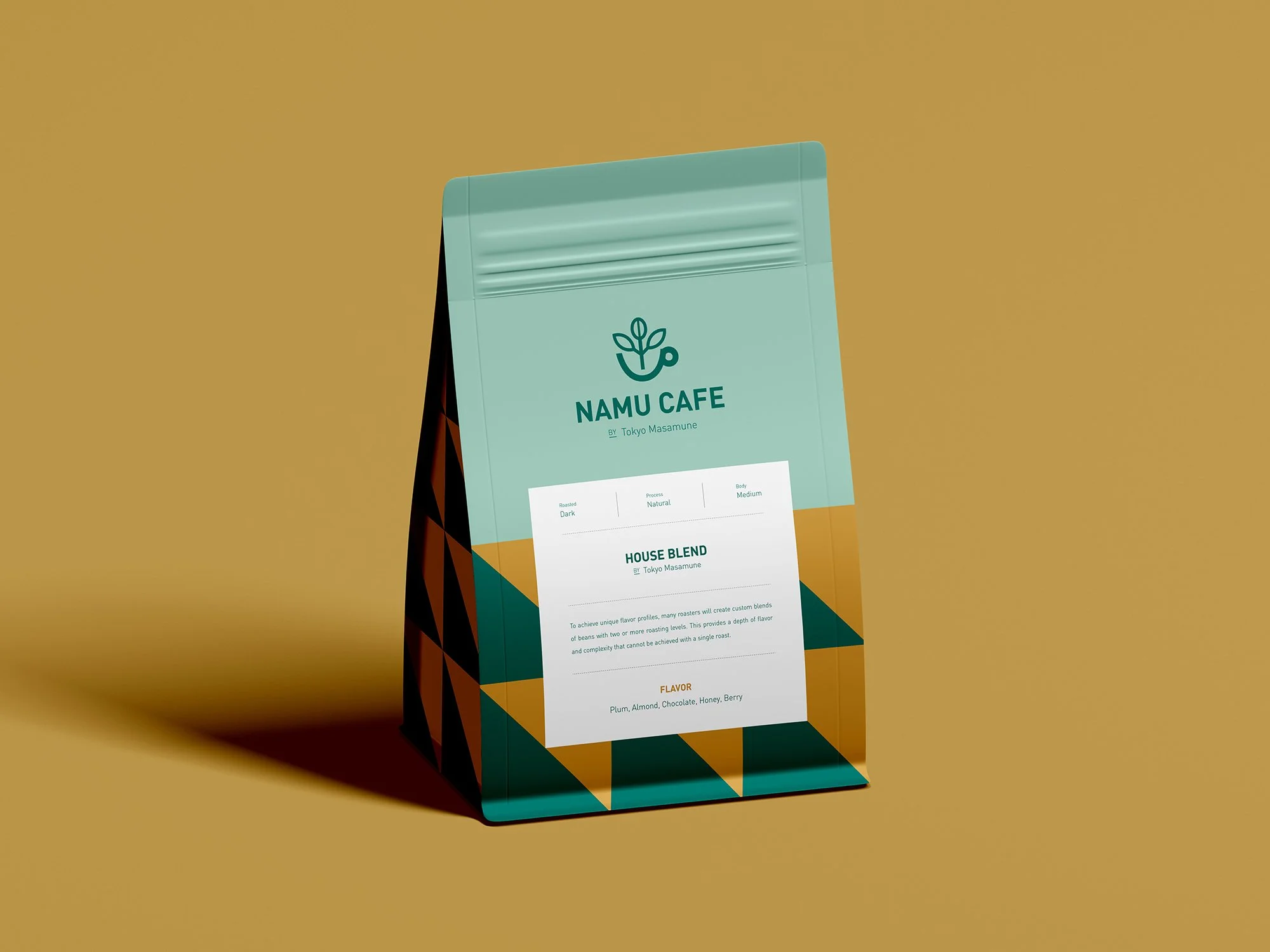 Namu Cafe Coffee Packaging Pouch.jpg