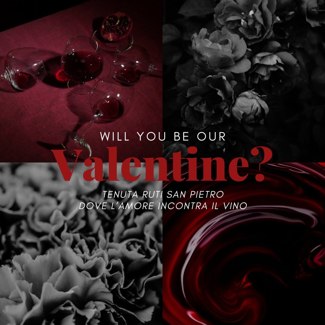 Will you be our Valentine? 

Celebra l&rsquo;amore con Tenuta Ruti San Pietro e lascia che ogni sorso racconti la vostra storia 🍷

Un brindisi a momenti che restano nel cuore ✨

#sanvalentino #wine #winelover