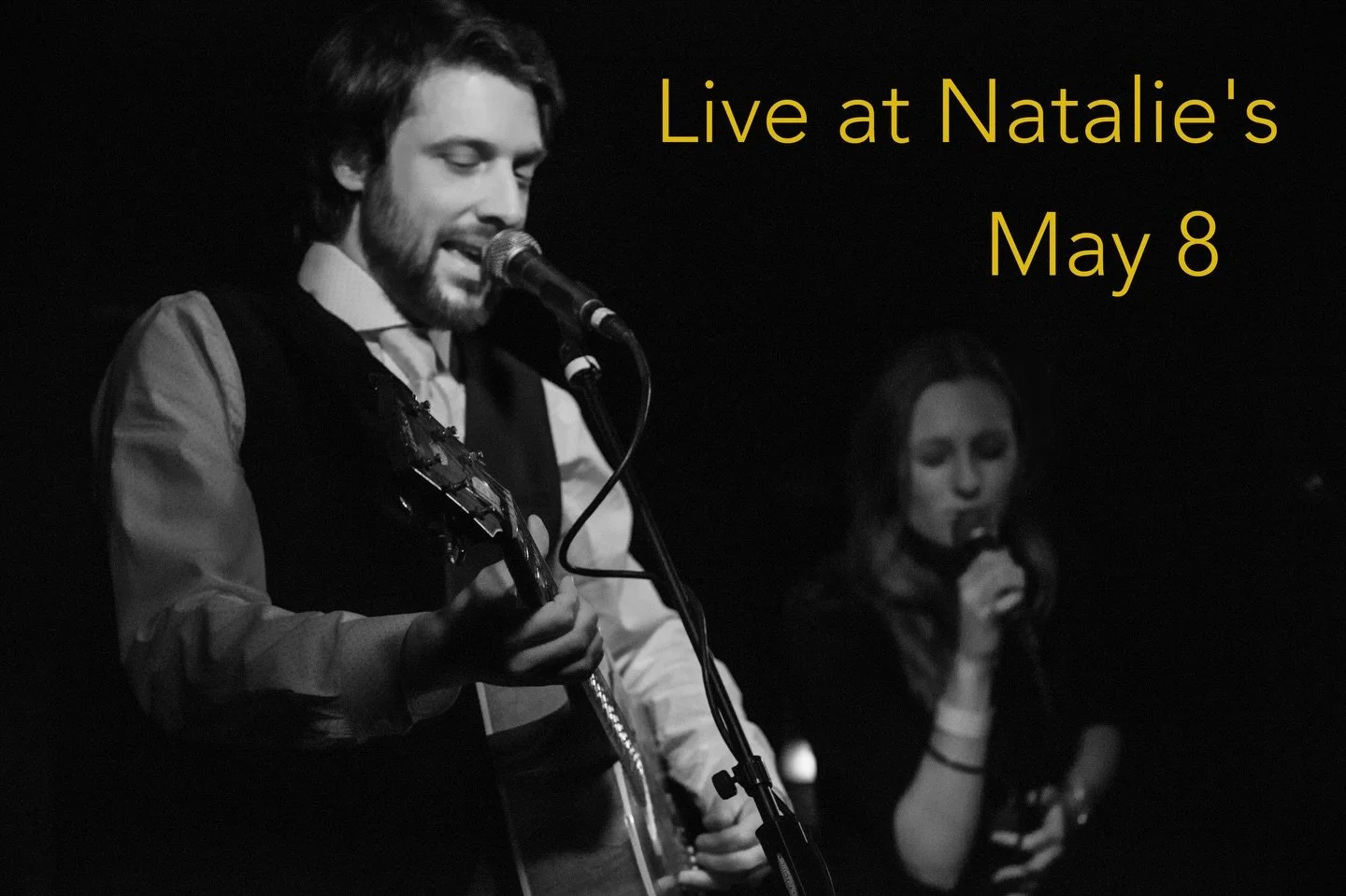 Come join us at @nataliesgrandview Friday May 8th! We&rsquo;ll be performing all the duet songs we&rsquo;ve honed in over the years and some originals as well 🤗 would love to see you! Tickets in bio 🎟️