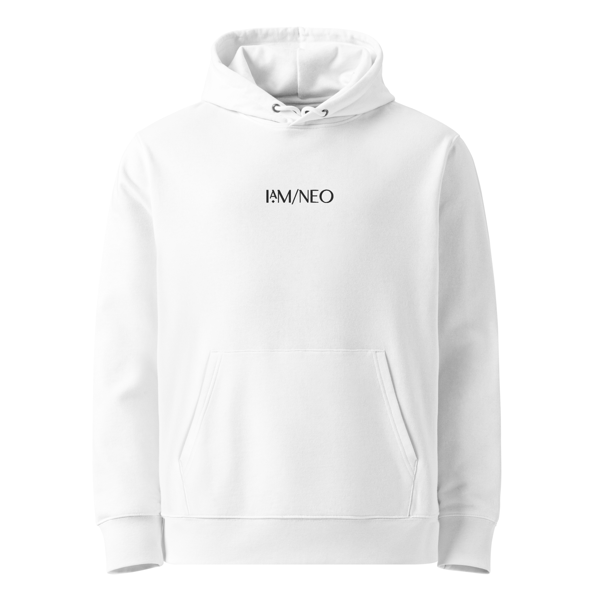 Black on White Hoodie
