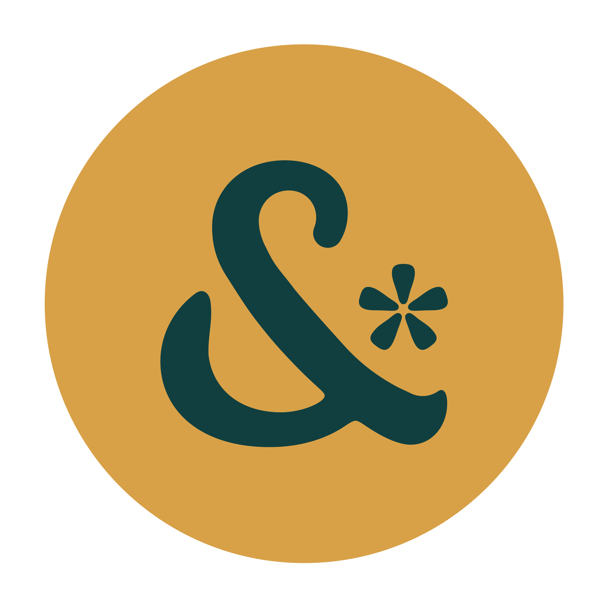 The Type & Thread ampersand submark sits in a warm mustard circle with a small asterisk incorporated into the shape.