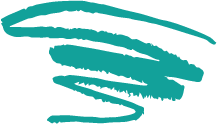 Une illustration stylisée d'une tornade en turquoise sur fond noir.