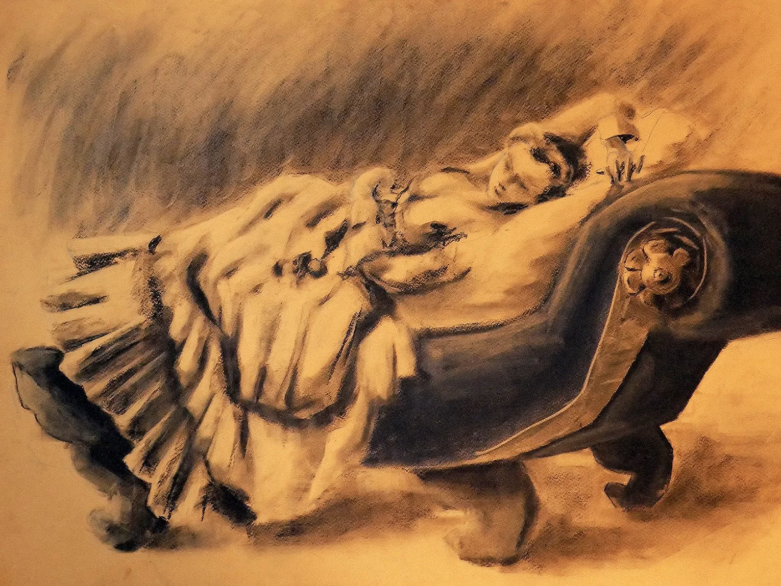 Sleeping Beauty (2024) 
14" x 17"