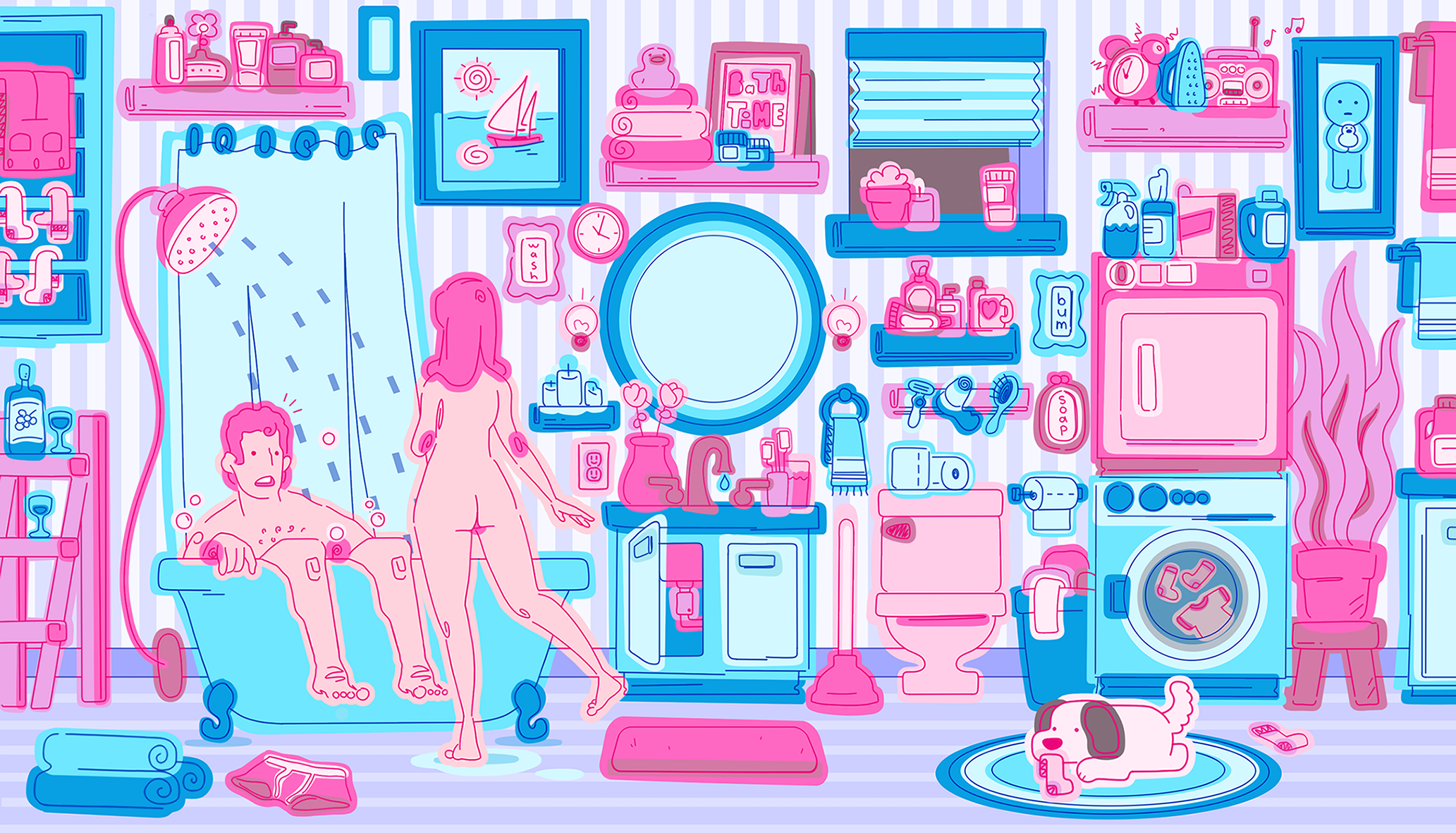 Busy Bathroom (2024)