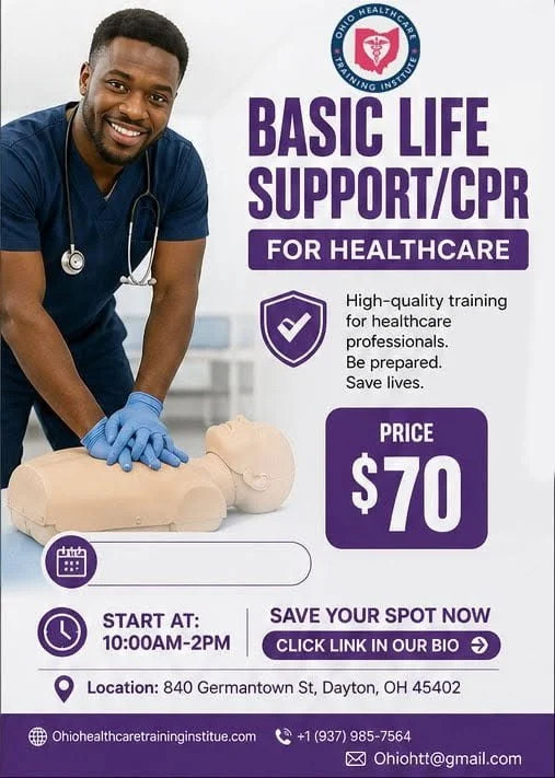 **TBA**  American Red Cross: Basic Life Support (BLS)