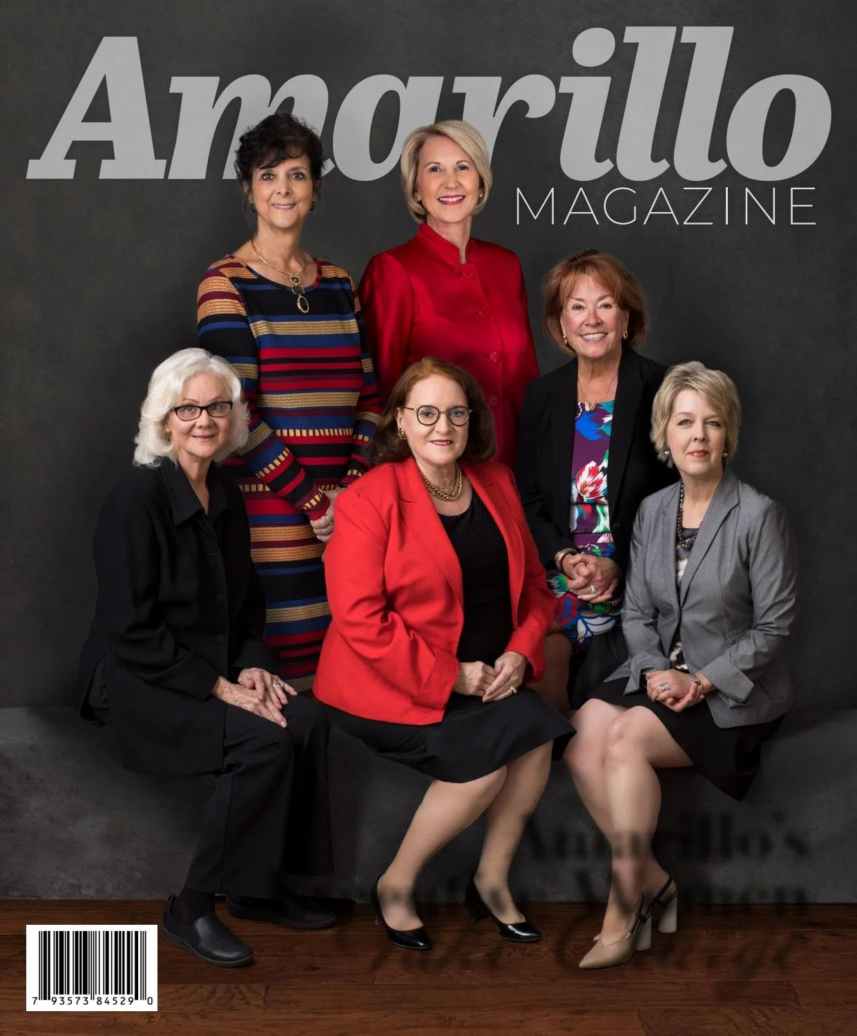 Executive women's leadership team photographed on location for Amarillo Magazine.