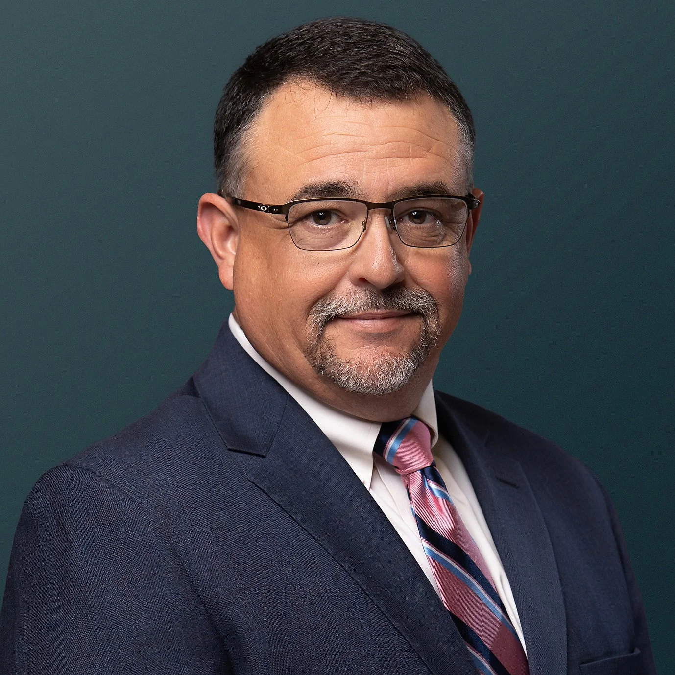 Professional headshot of Amarillo attorney in suit