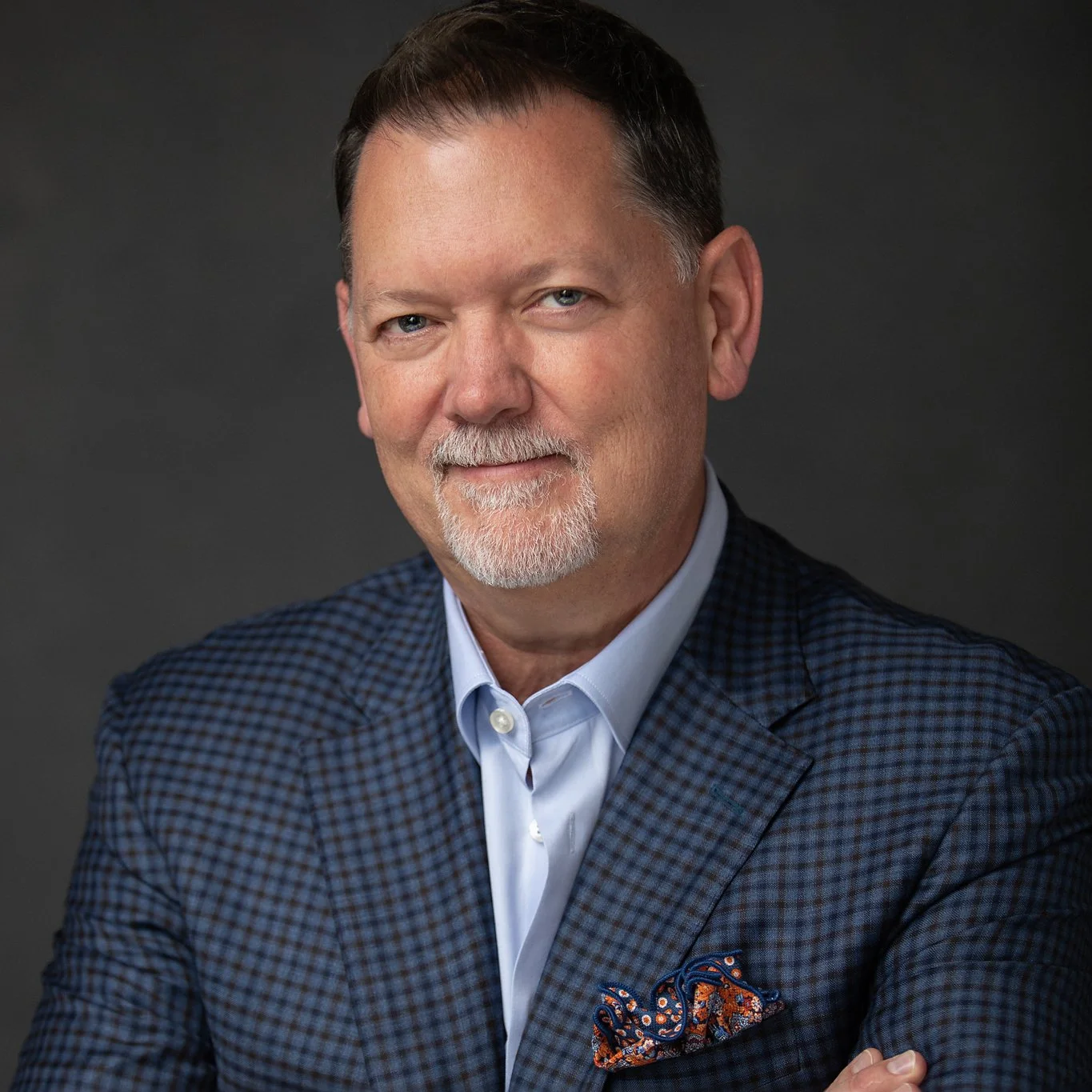 Professional portrait of attorney in Amarillo with confident expression