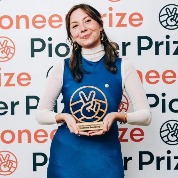 In 2024, I received the Nordic Pioneer Prize awarded to four Nordic change makers working for increasing democracy.