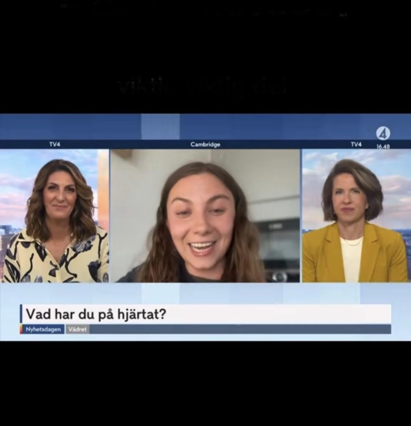 I got 5 minutes on national TV to talk about whatever I want (the concept is called "What do you have on your heart (mind)?" and I chose my screen time to talk about the perception of mathematics and how everyone thinks you have to be a genius. 