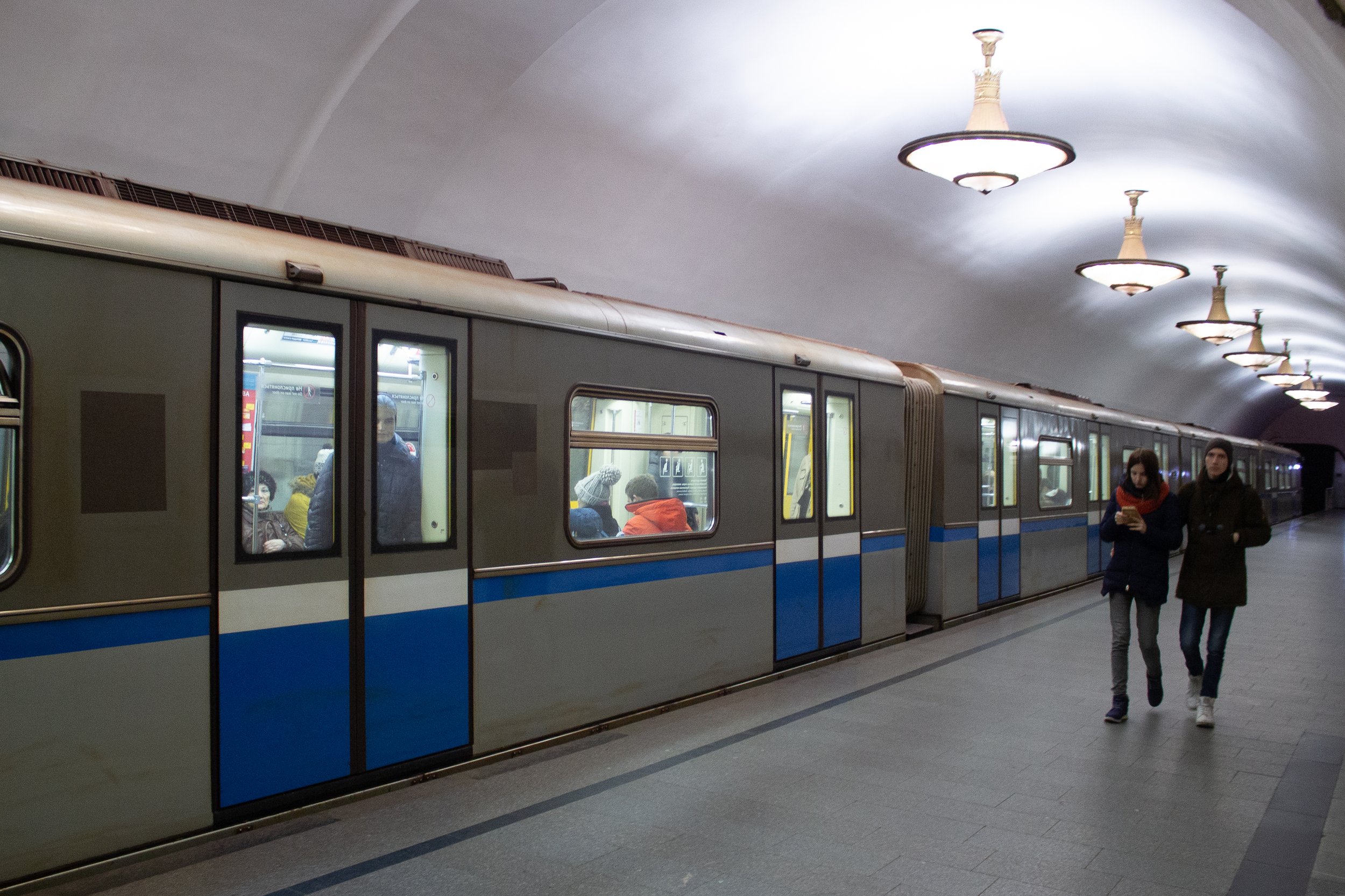 Back in the USSR (Moscow). Metro station.