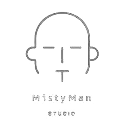 Logo Mistyman – studio créatif du projet Varanasi avec contribution de Voxaile aux effets visuels et simulations 3D sur Houdini