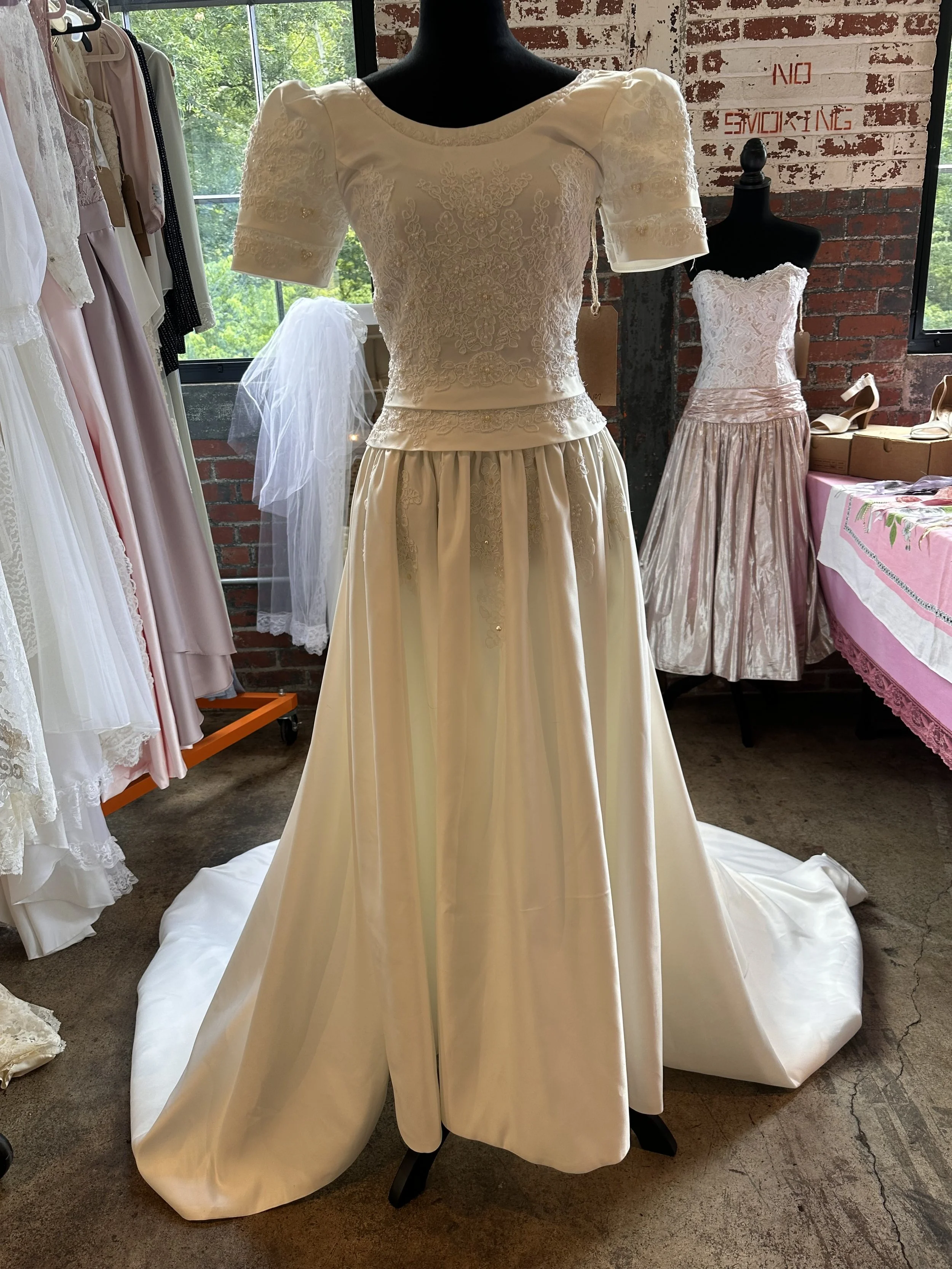 1990s Modest Ballgown