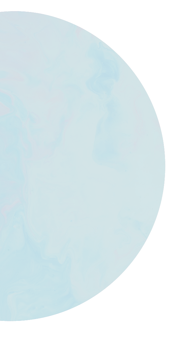 A large, pale blue, swirling marble pattern on a white background.