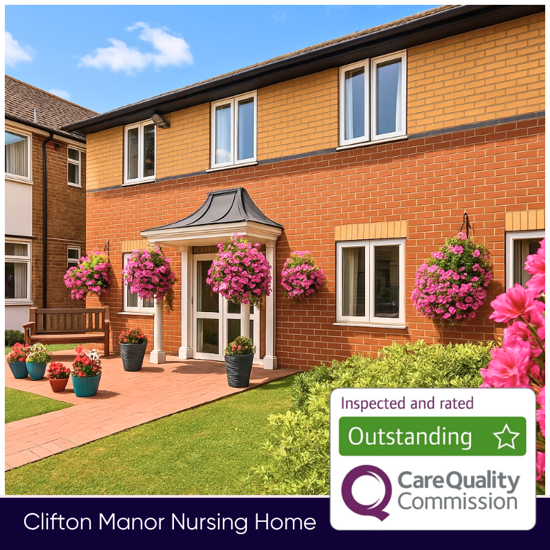 Clifton Manor Nursing Home in Nottingham celebrates Outstanding CQC rating