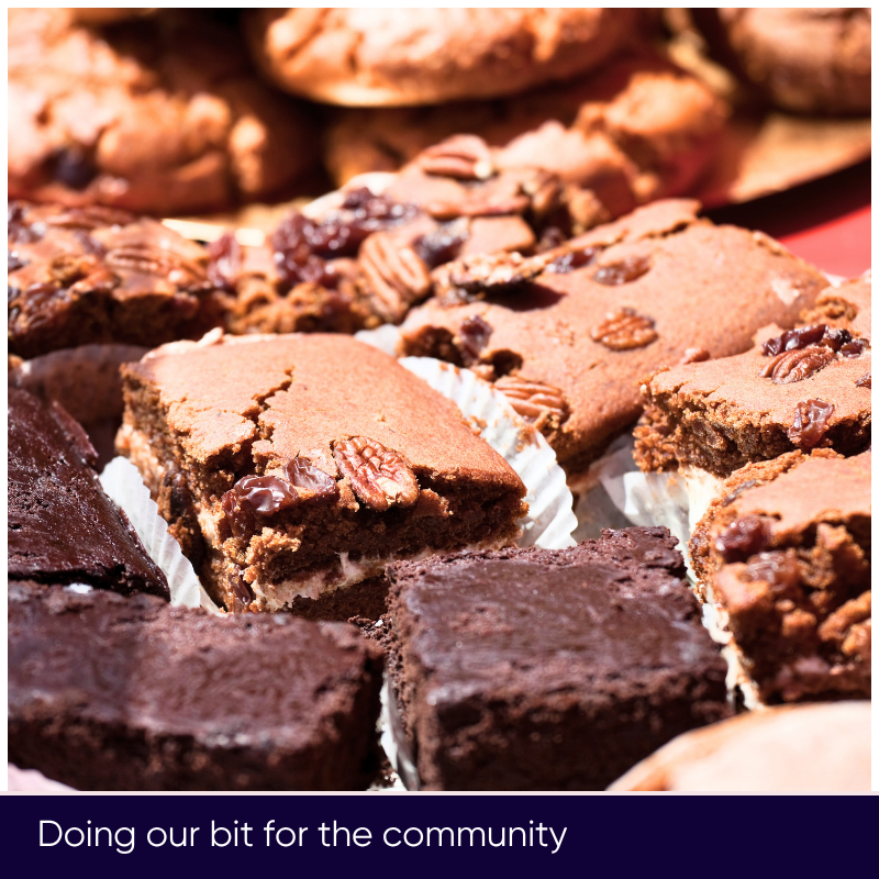 Doing our bit for the local community.