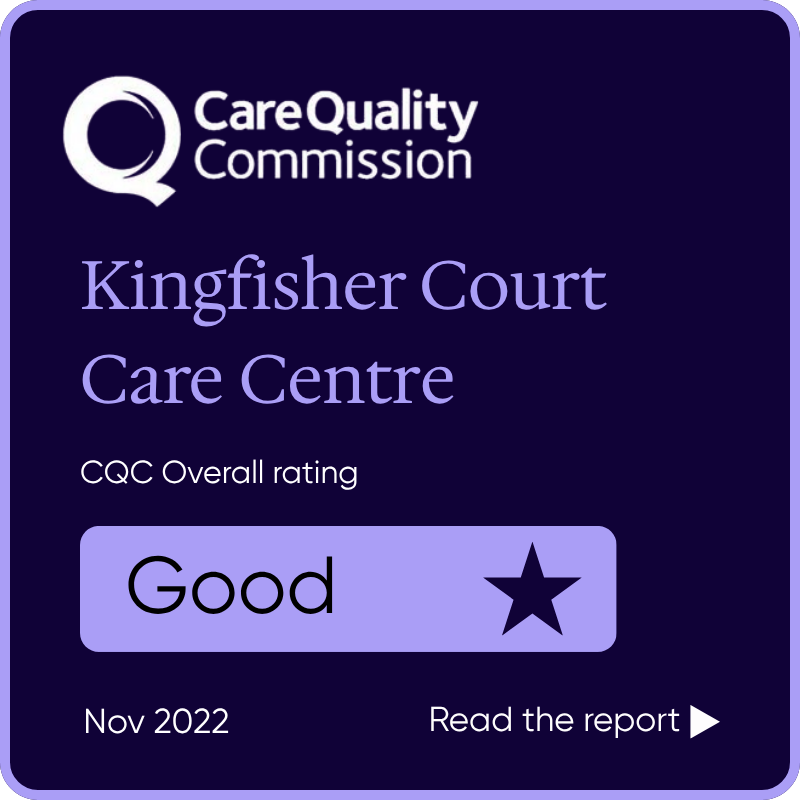 Kingfisher Court CQC Rating of Good logo
