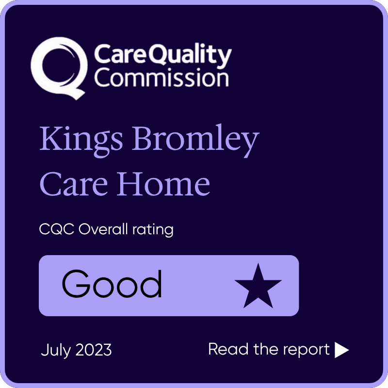 Kings Bromley CQC Rating of Good logo