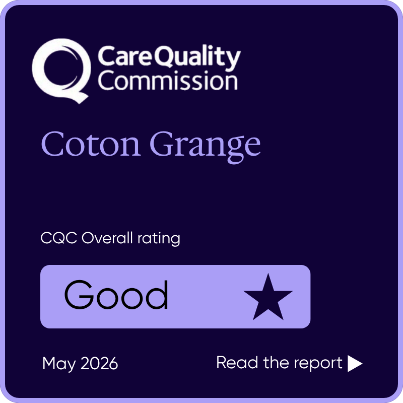 Coton Grange CQC Rating of Good logo
