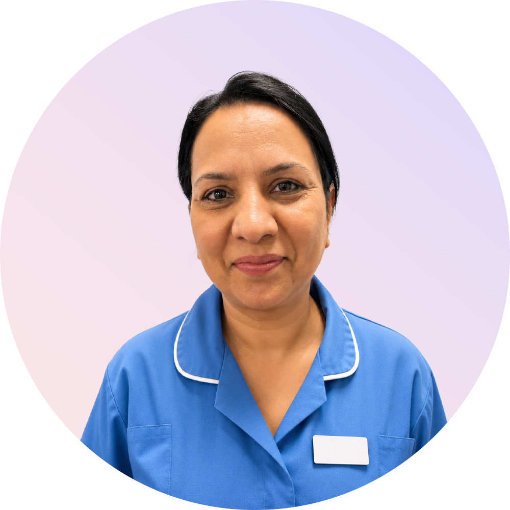 A woman nurse who provided a review regarding working at RDCP.