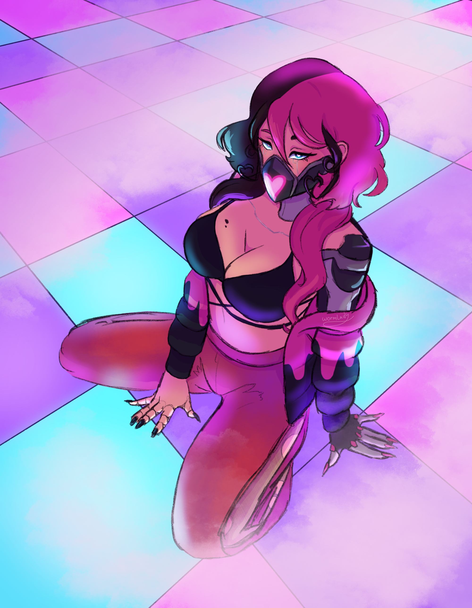
Extra drawing I did with old design