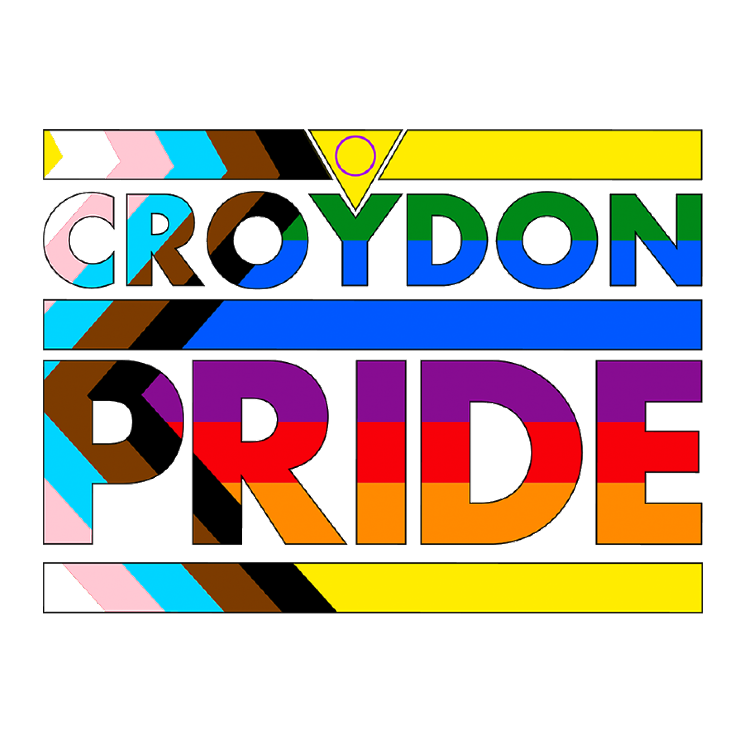 Geometric drawing of an outline square with sections divided by vertical, horizontal, and diagonal lines.