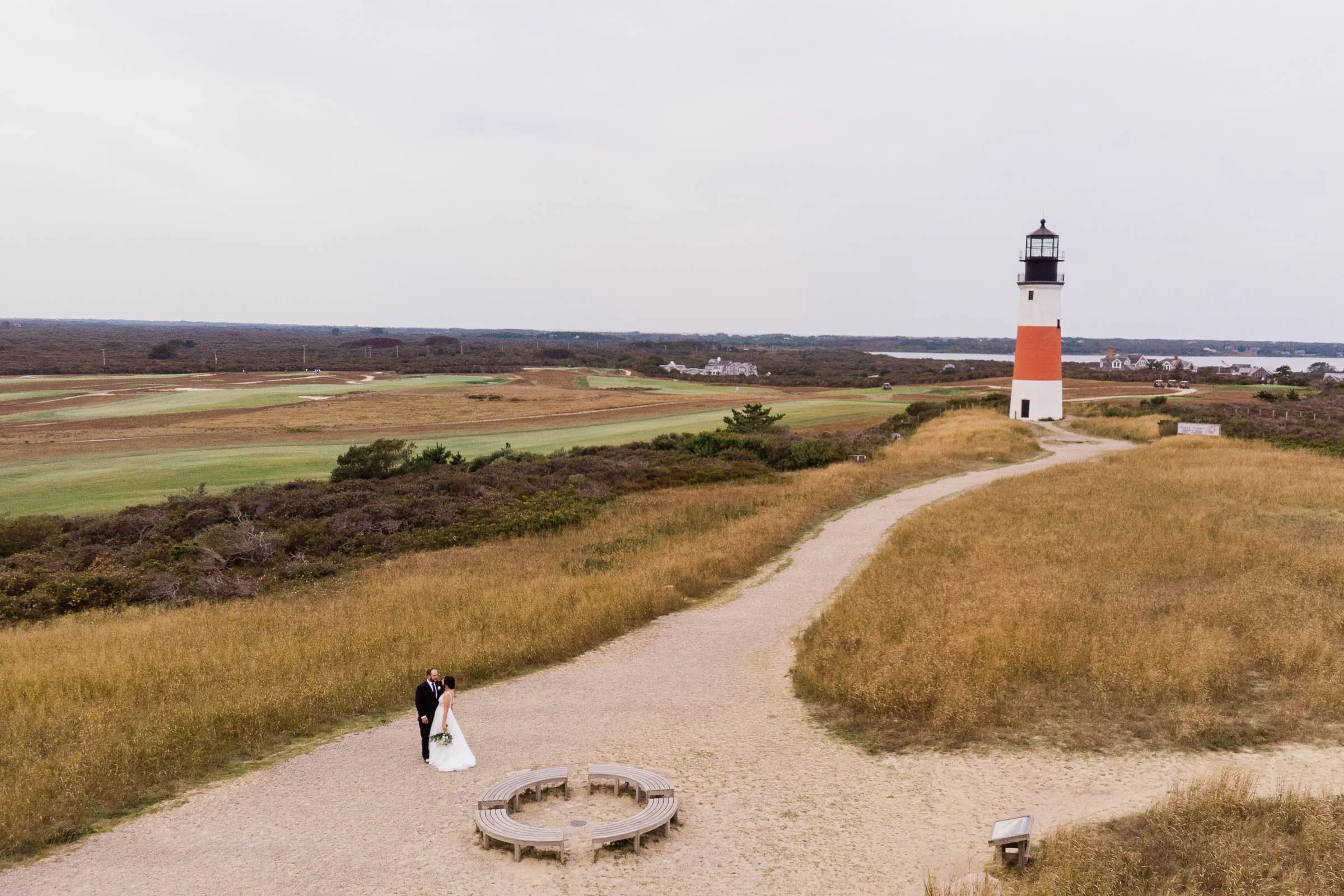 Jenn &amp; Eric — An Intimate Nantucket Wedding at Brant Point Lighthouse