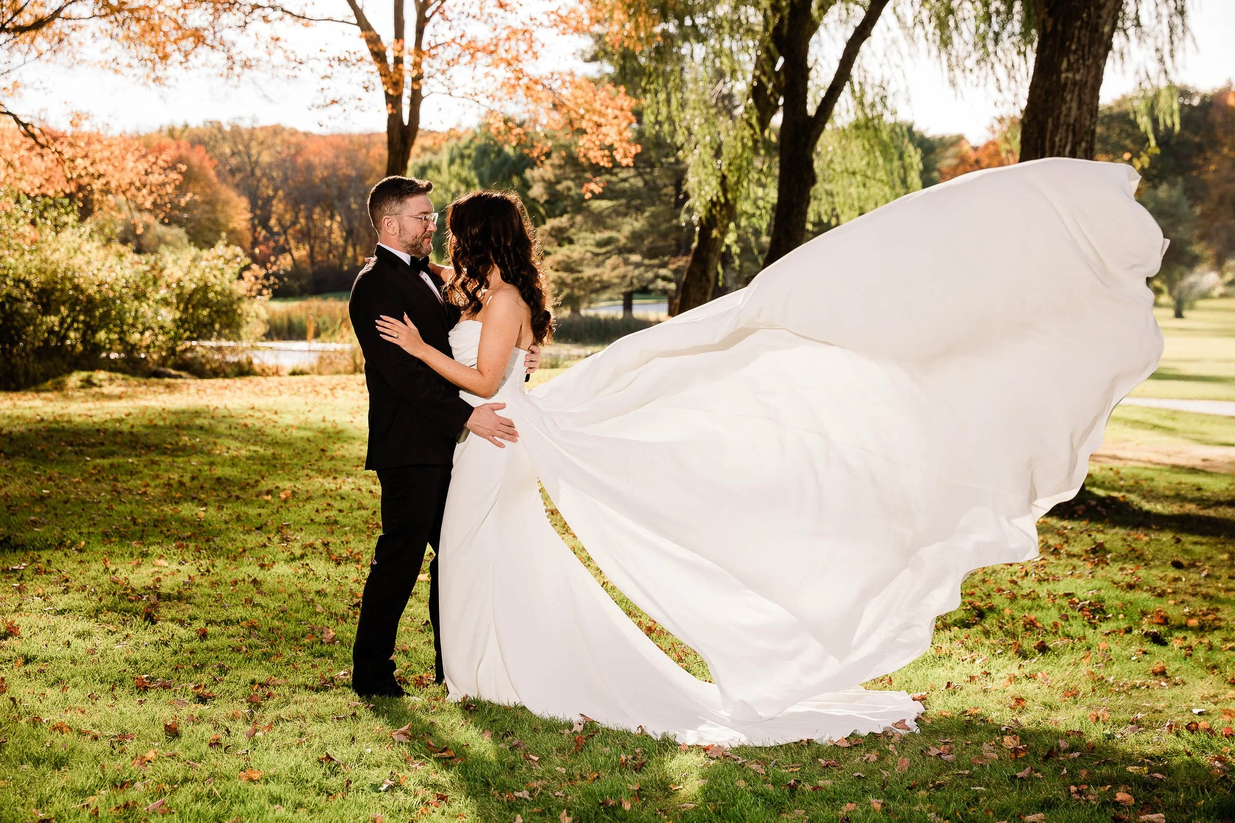 Wedding portraits at Cape Club Sharon MA