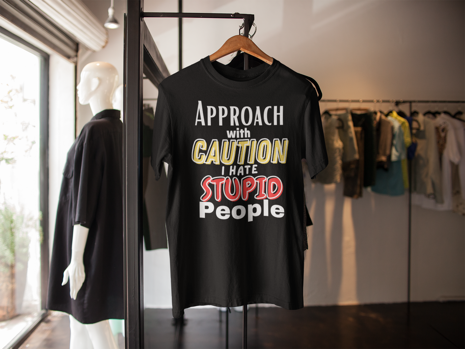 Statement Tee - Caution