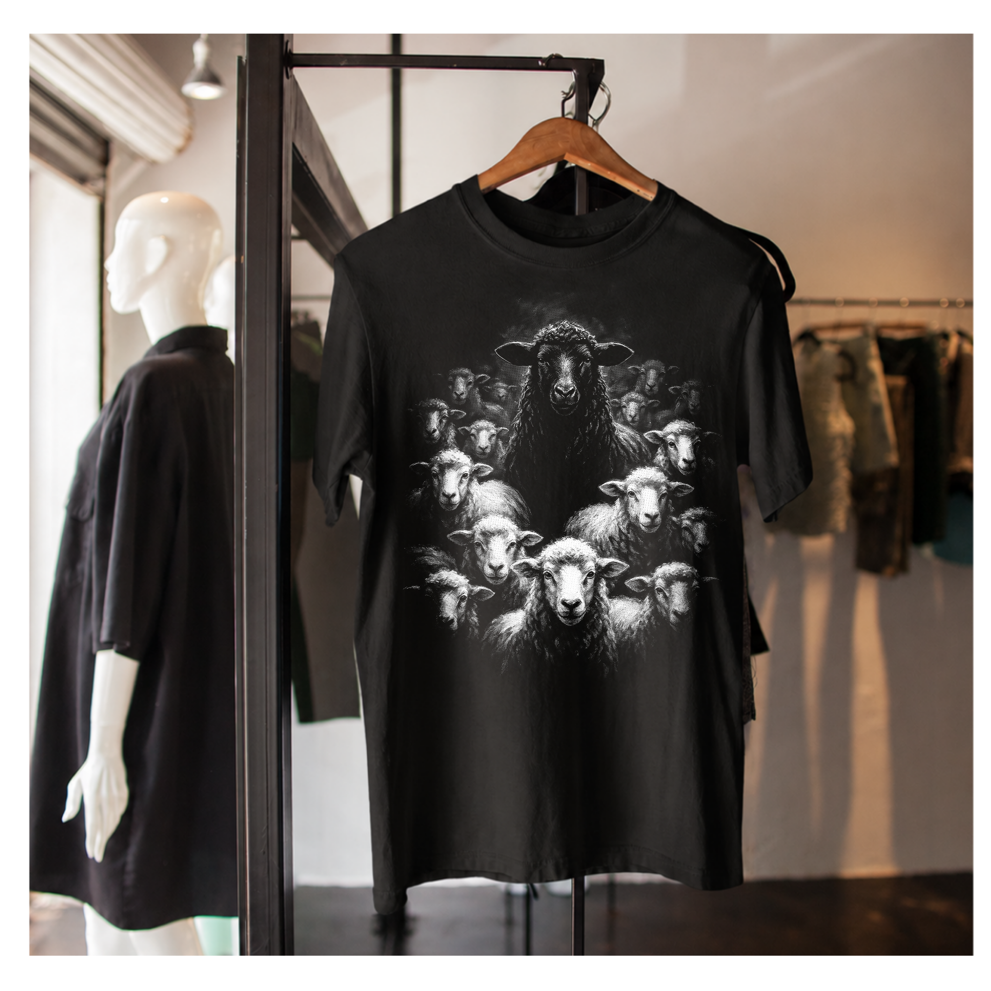 Streetstyle Tee - Family Black Sheep