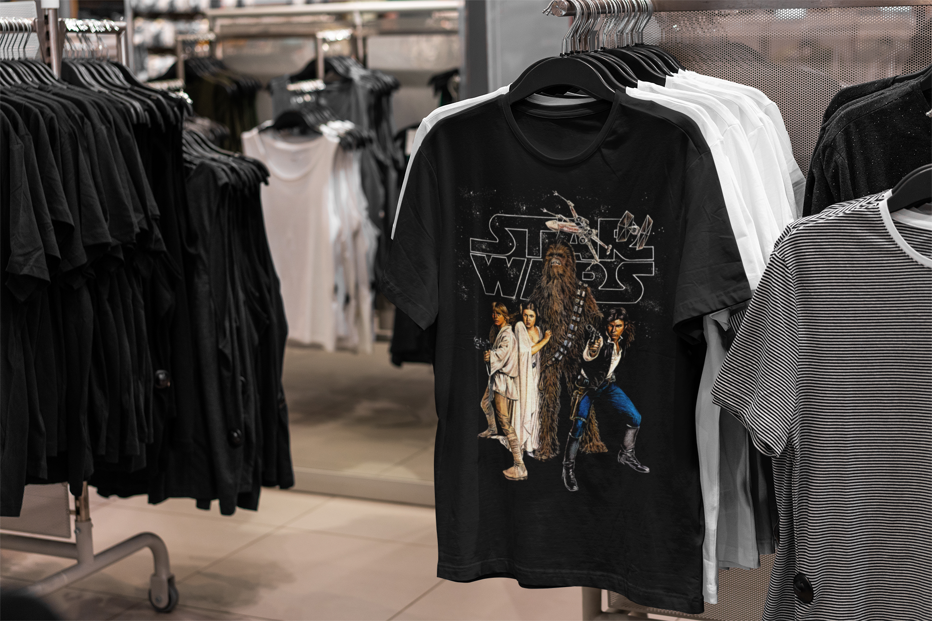 Star Wars - Leia - Solo - Luke - Chewy