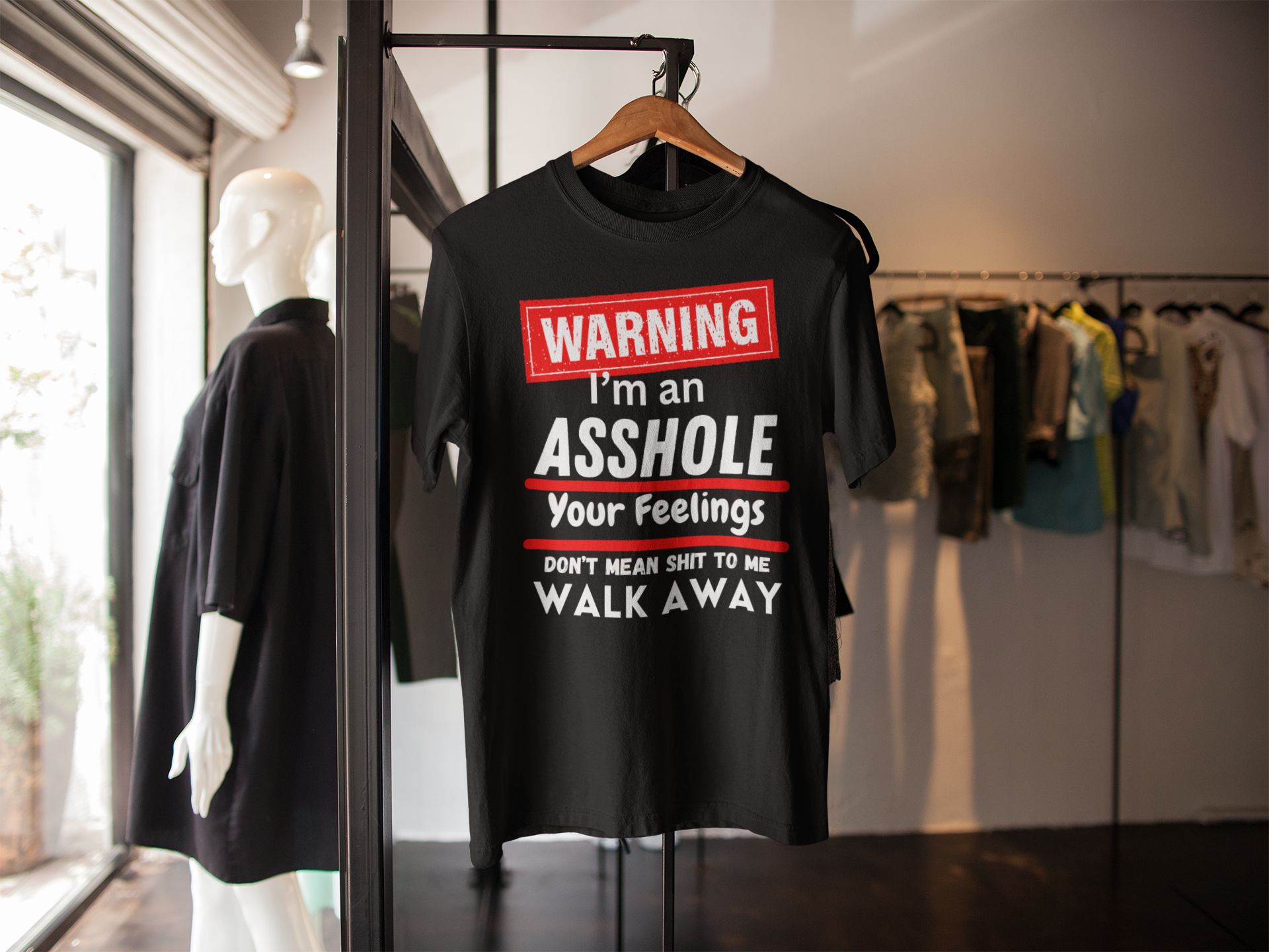 Statement Tee - Warning