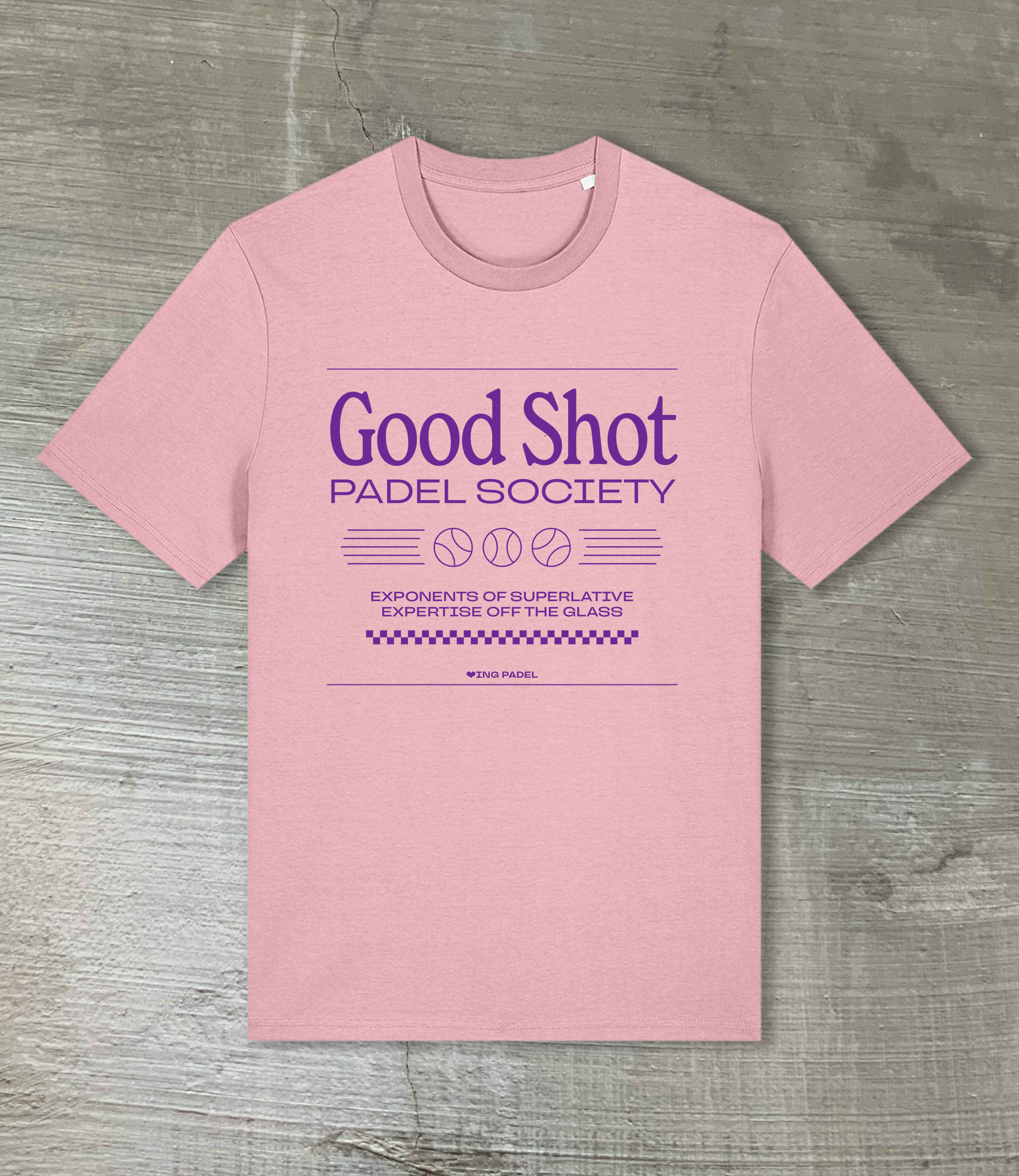 Good Shot Society – Cotton Pink