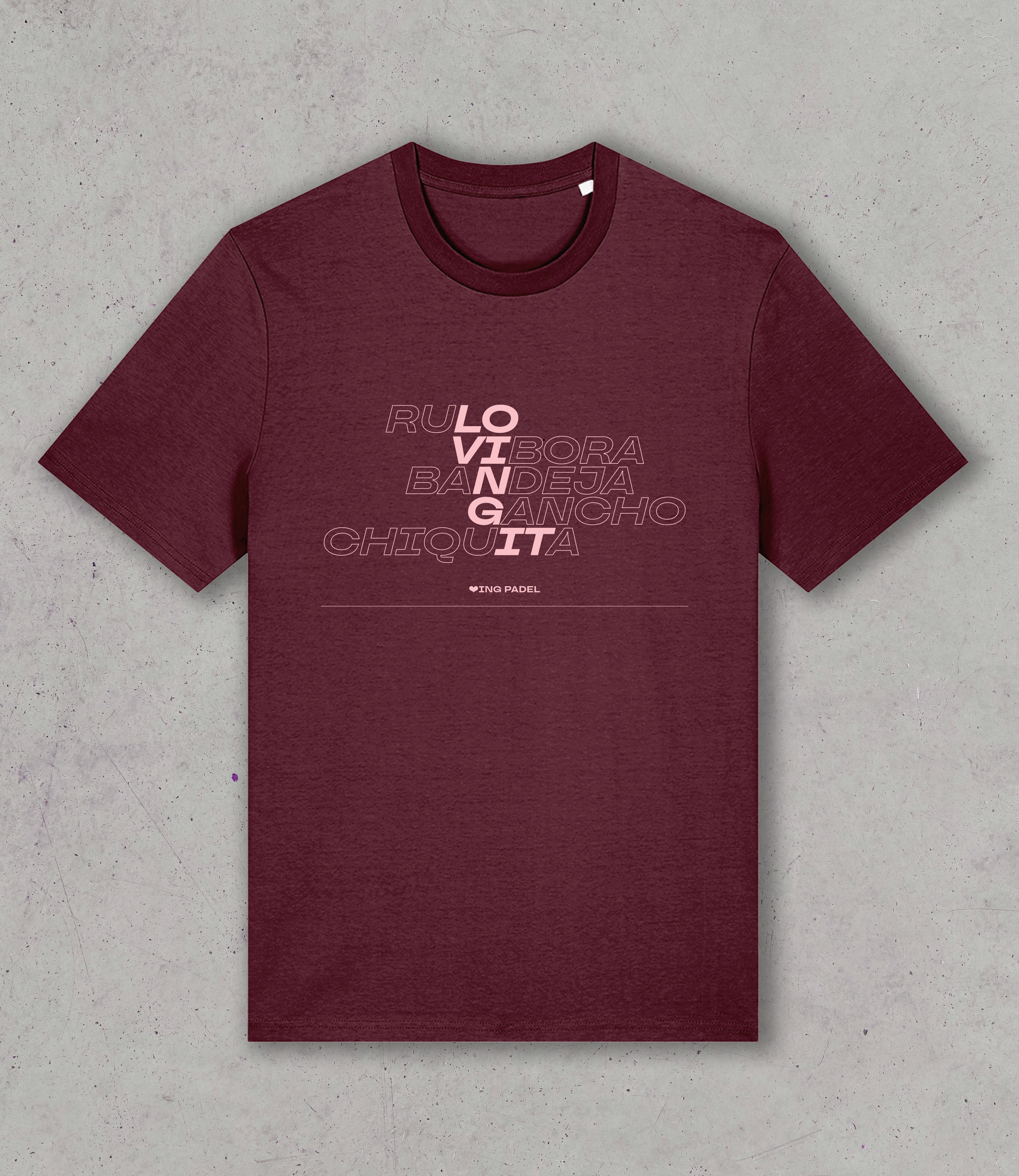 Loving It Outline – Deep Plum